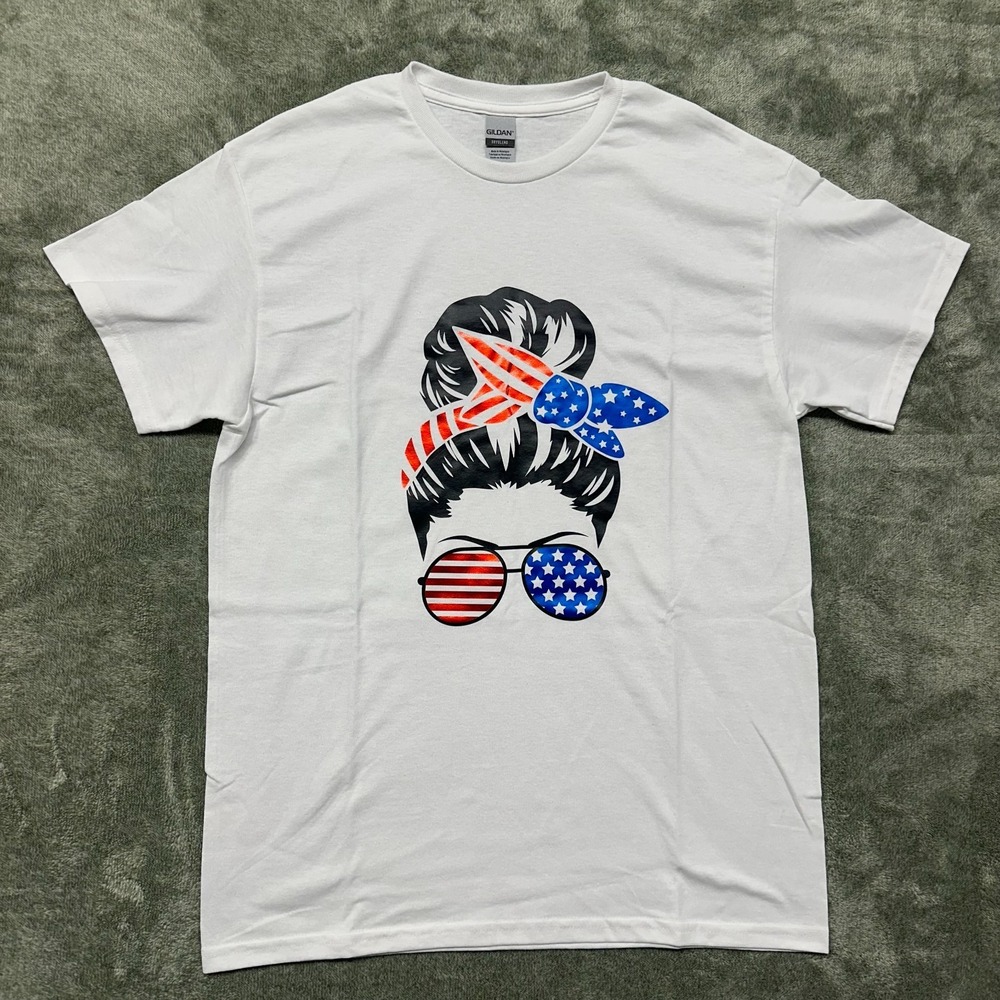 All American‎ Girl - USA - Graphic T-shirt - Size Medium - Womens